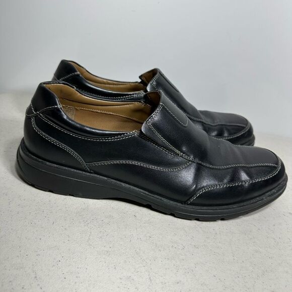 Dockers Mens Agent Black Slip-On Loafers Shoes Size 12 - Picture 2 of 9